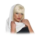 Pañuelo de cabeza blanco Lady Gaga