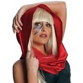 Pañuelo de cabeza rojo Lady Gaga