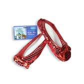 Cubrezapatos con lentejuelas rojas El Mago de Oz adulto