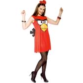Fato de Angry Birds Vermelho Sexy