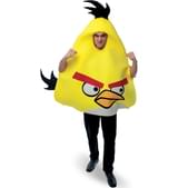 Fato de Angry Birds Amarelo Adulto