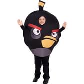 Fato de Angry Birds Preto Infantil