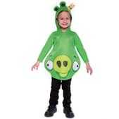 Fato de Angry Birds Rei Porco Infantil
