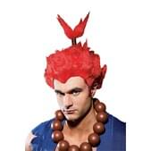 Peluca de Akuma Street Fighter deluxe