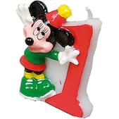 Vela número 1 Mickey Mouse Disney