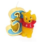 Vela número 3 Winnie the Pooh