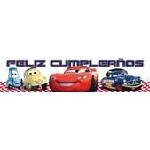 Cartel Feliz cumpleaños Cars