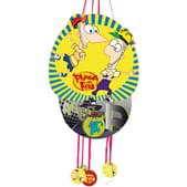 Piñata perfil Phineas y Ferb