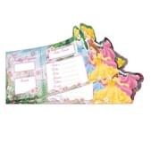 Set de invitaciones talonario Disney Princesas