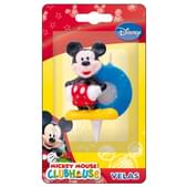Vela número 0 Mickey Mouse