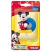 Bougie chiffre 0 Mickey Mouse