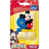Vela número 9 Mickey Mouse