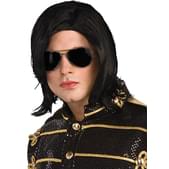 Peluca y gafas de Michael Jackson