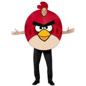Fato de Angry Birds vermelho para adulto