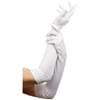Guantes blancos largos elegantes