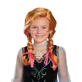Peluca de Anna Frozen infantil