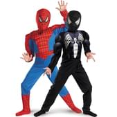 Disfraz The Amazing Spiderman Reversible musculoso niño