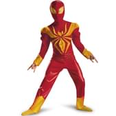 Disfraz de Ultimate Iron Spiderman musculoso para niño