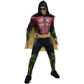 Disfraz de Robin Batman Arkham Franchise musculoso para hombre