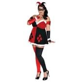 Disfraz de Harley Quinn DC Comics sexy para mujer talla grande