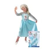 Frozen Elsa costume with wig for a girl