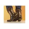Espuelas doradas de vaquero para zapatos