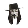 Perruque noire de V pour Vendetta