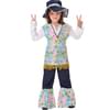 Disfraz de hippie para niña