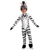 Costume de Marty le zèbre de Madagascar pour enfant