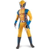 Disfraz de Lobezno X-Men Orígenes musculoso niño