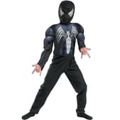 Disfraz de Amazing Spiderman Negro musculoso niño