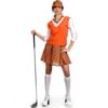 Disfraz de jugadora golf deluxe